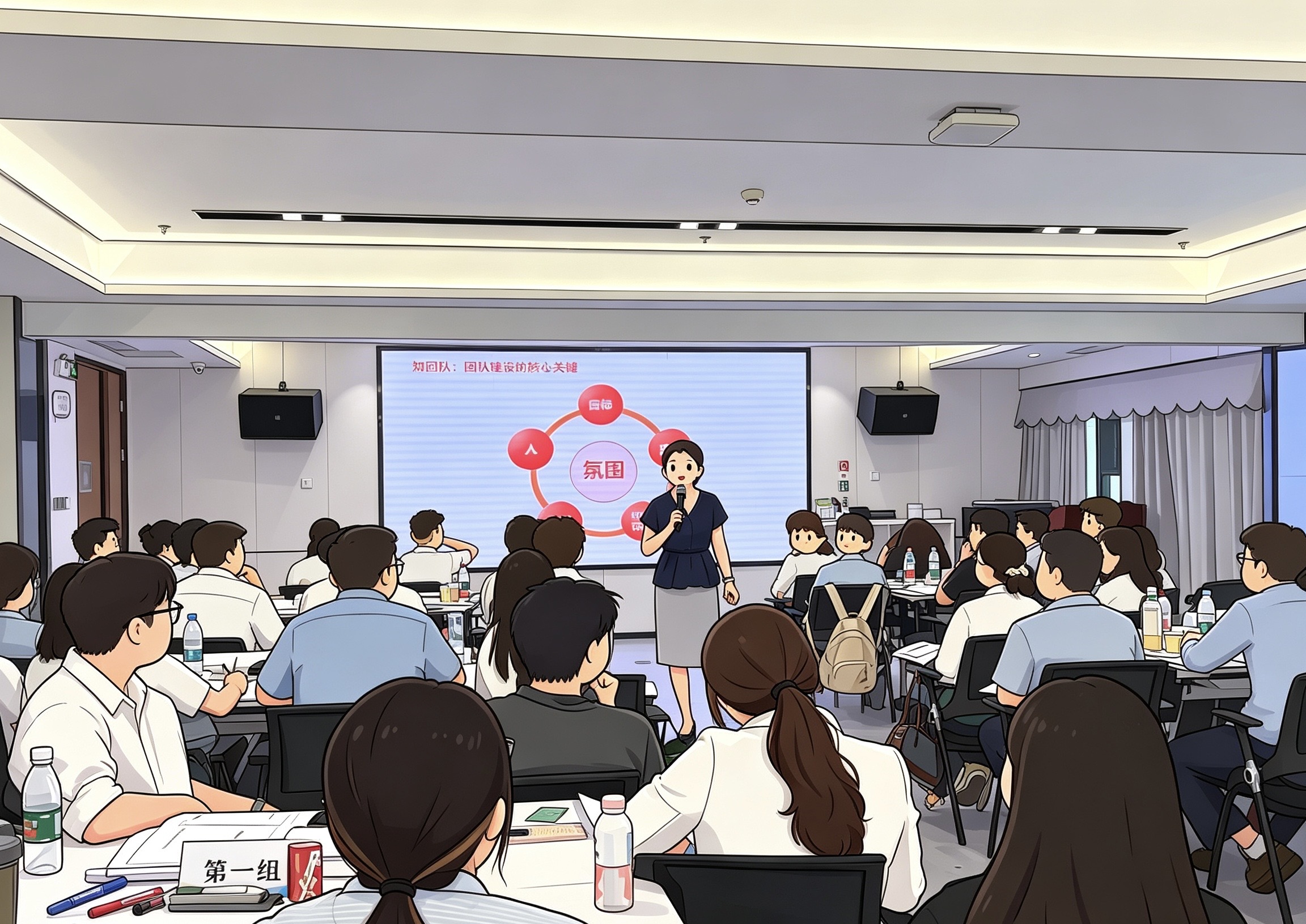 药企储干高绩效团队工作坊交付纪实：知自我·知团队·知管理现场照片1