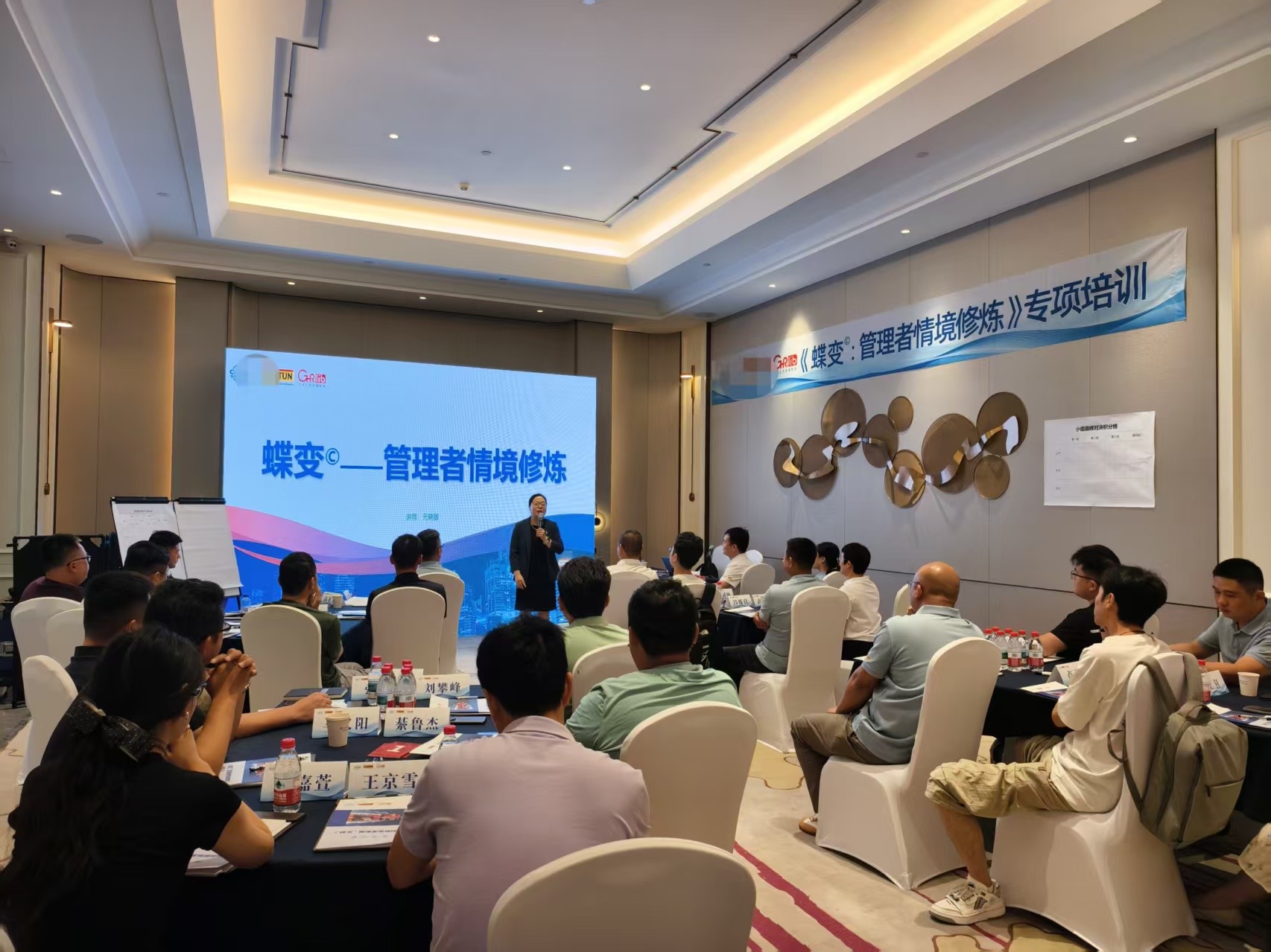 氢云咨询为船舶涂料龙头交付《蝶变》管理者情境修炼内训现场照片2